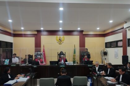 Persidangan Charlie Candra di PN Tangerang/ Foto : Rhomi Ramdani