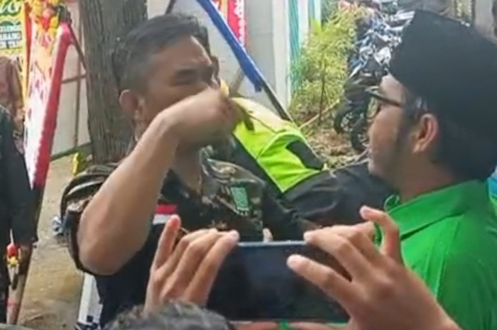 Foto: kericuhan Muscab PKB Kabupaten Tangerang di Tigaraksa | Tangkapan layar/Tangerangupdate.com