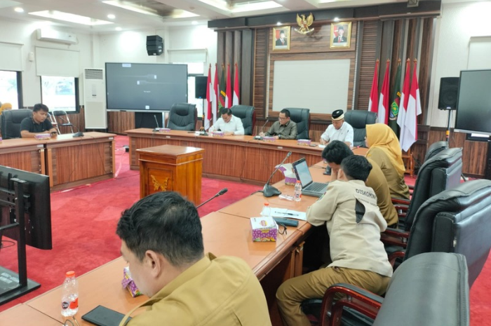Foto: Rapat dengar pendapat (RDP) di ruang rapat gabungan DPRD Kabupaten Tangerang | Dok. Istimewa