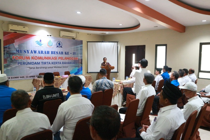 Foto: Mubes ke-IV Forum Komunikasi Pelanggan Perumdam Tirta Kerta Raharja (TKR) | Dok. Istimewa