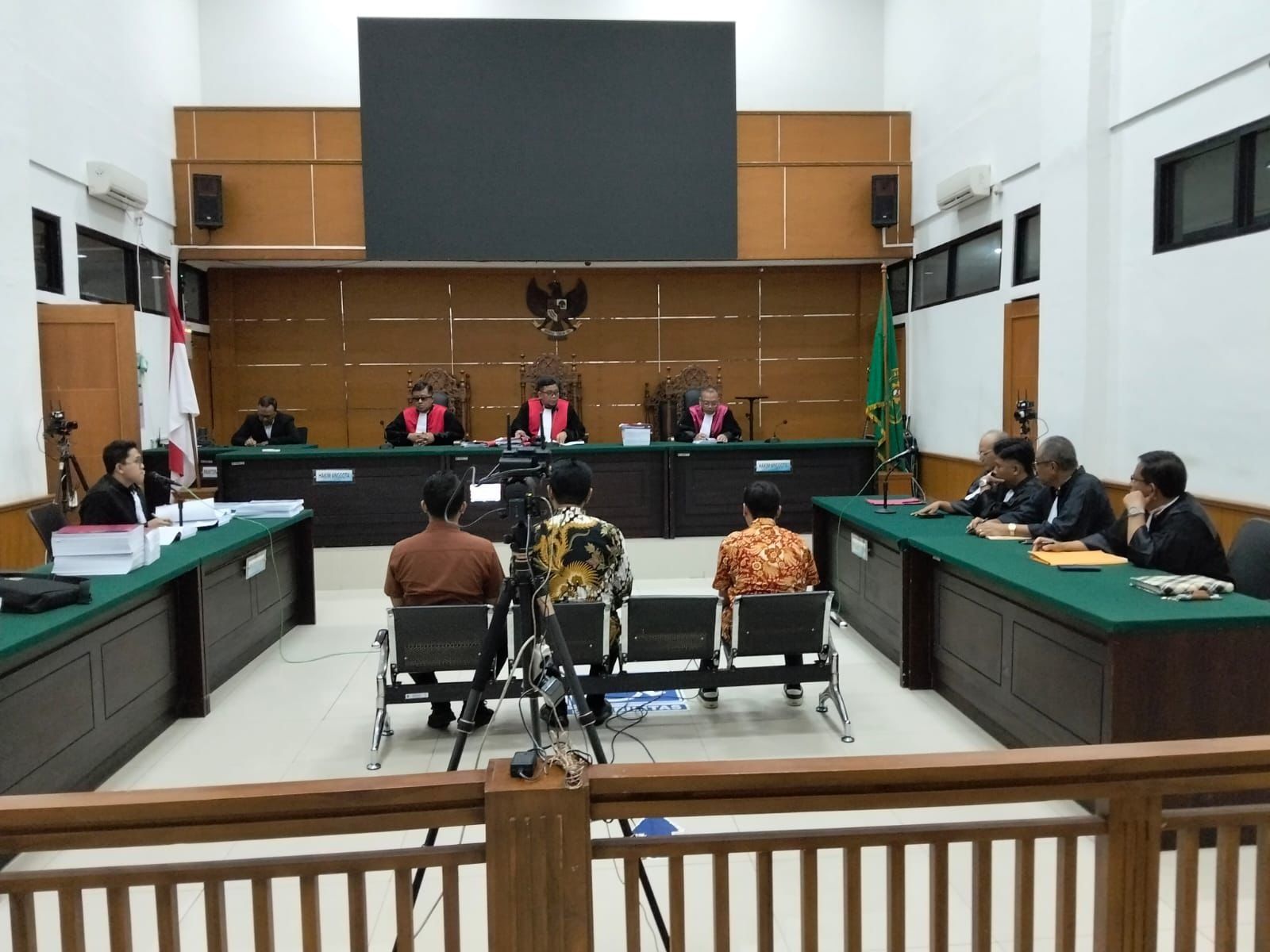 Pengadilan Negeri Tindak Pidana Korupsi (Tipikor) Serang Provinsi Banten Saat Sidang Pada Terdakwa/ Foto : Ist