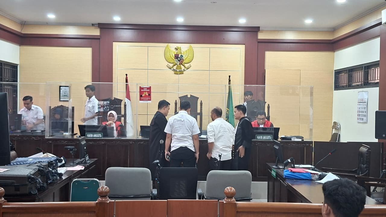 Suasana Sidang kasus narkotika jenis sabu seberat 30 kilogram pada Senin, 20 April 2026 di PN Tangerang / Foto : Dok.TU
