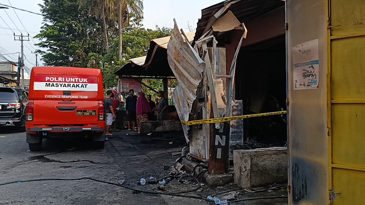 Foto: TKP kebakaran di Panongan | Dok. Istimewa