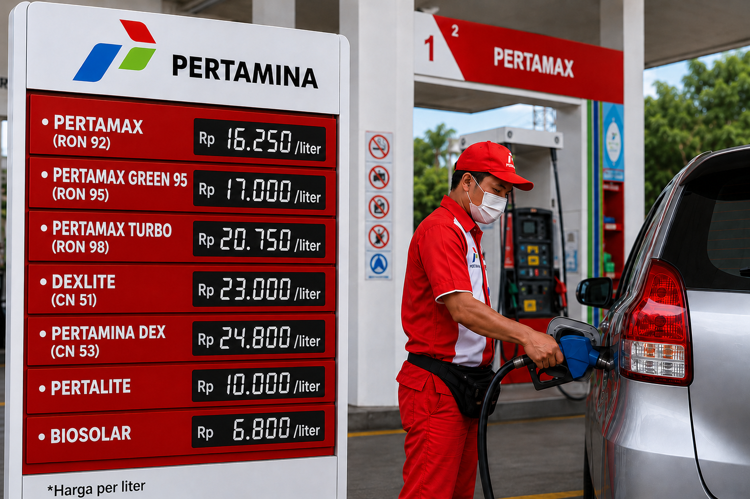 Foto: resmi menaikkan harga bahan bakar minyak (BBM) non-subsidi jenis Pertamax dan Pertamax Green mulai 10 Juni 2026 | Ilustrasi/Dok. TU