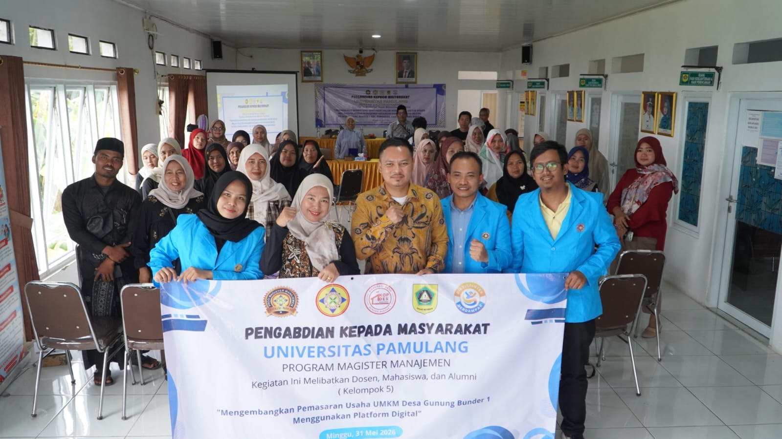 Foto bersama usai pelatihan pemasaran digital UMKM di Gunung Bunder, Bogor | Dok. Istimewa