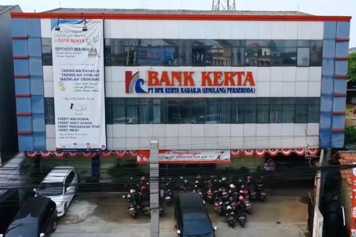Foto: kantor BPR Kerta Raharja Gemilang | Dok. Tangkapan layar/youtube @bprkrgemilang