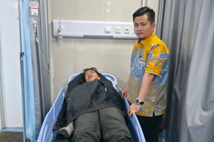 Foto: korban dirawat di rumah sakit usai mengalami dugaan penyiksaan di Panongan | Dok. Tangerangupdate.com